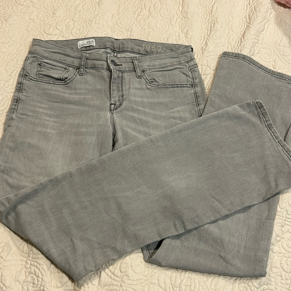 Gap 1969 29/8 Perfect Boot Gray jeans